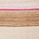 Light Brown Pink Striped Pattern Vintage Runner Rug, 77x350Cm