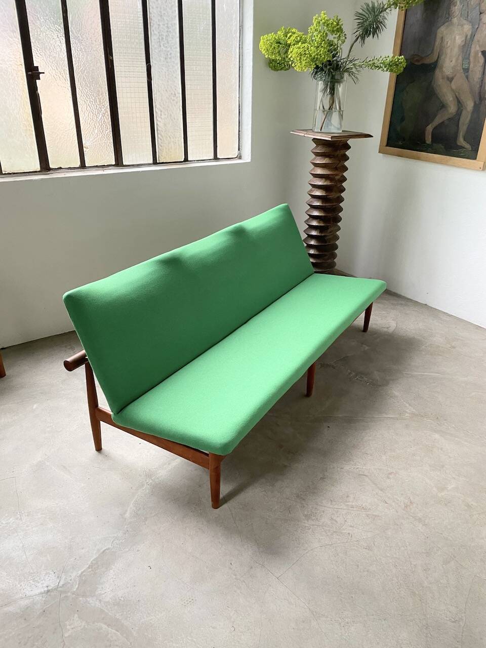 Finn Juhl three-seater bench “Japan” model France & Son