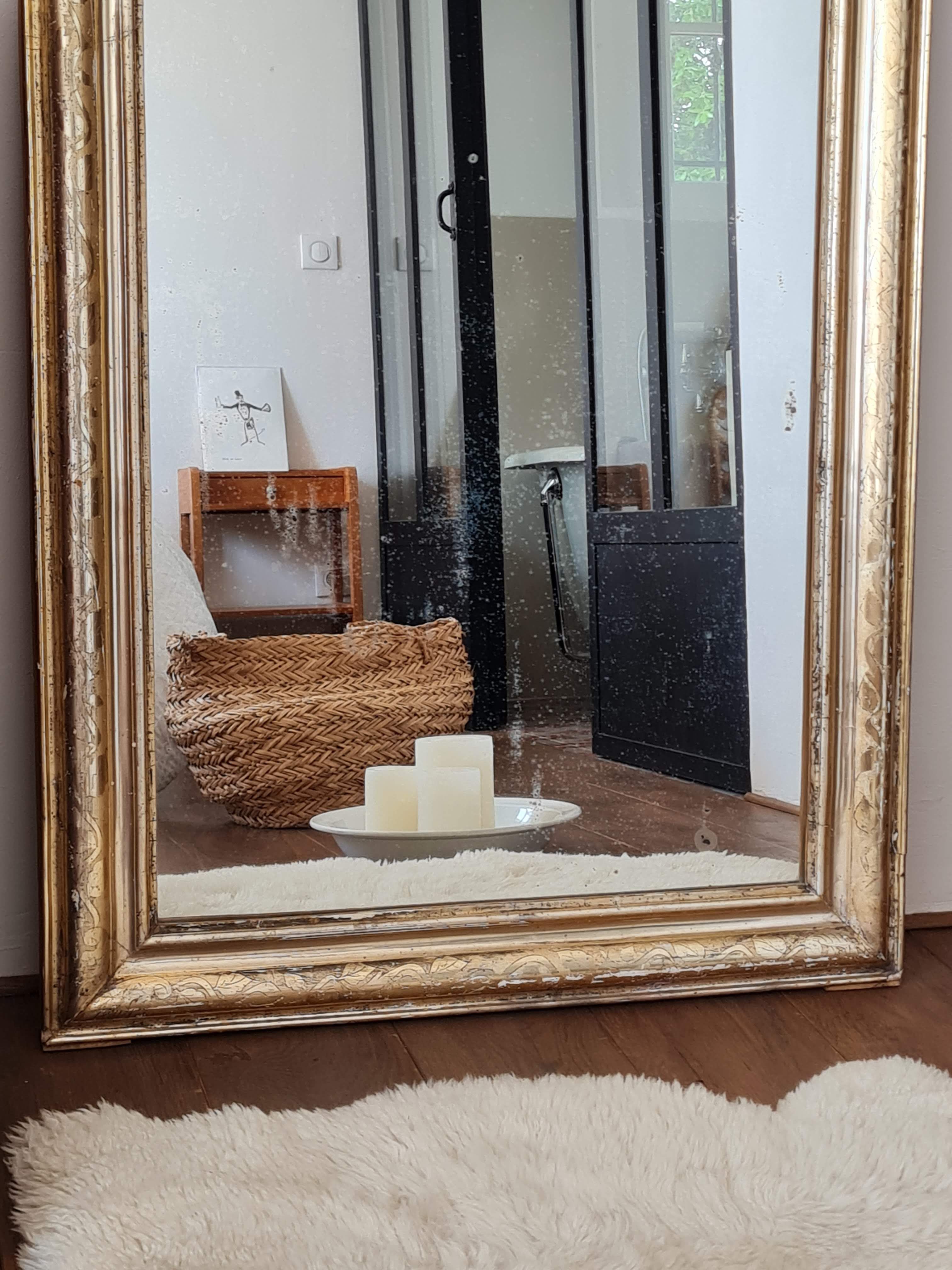 Mirror Louis Philippe former 109x 77