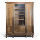 3-door marquetry display case