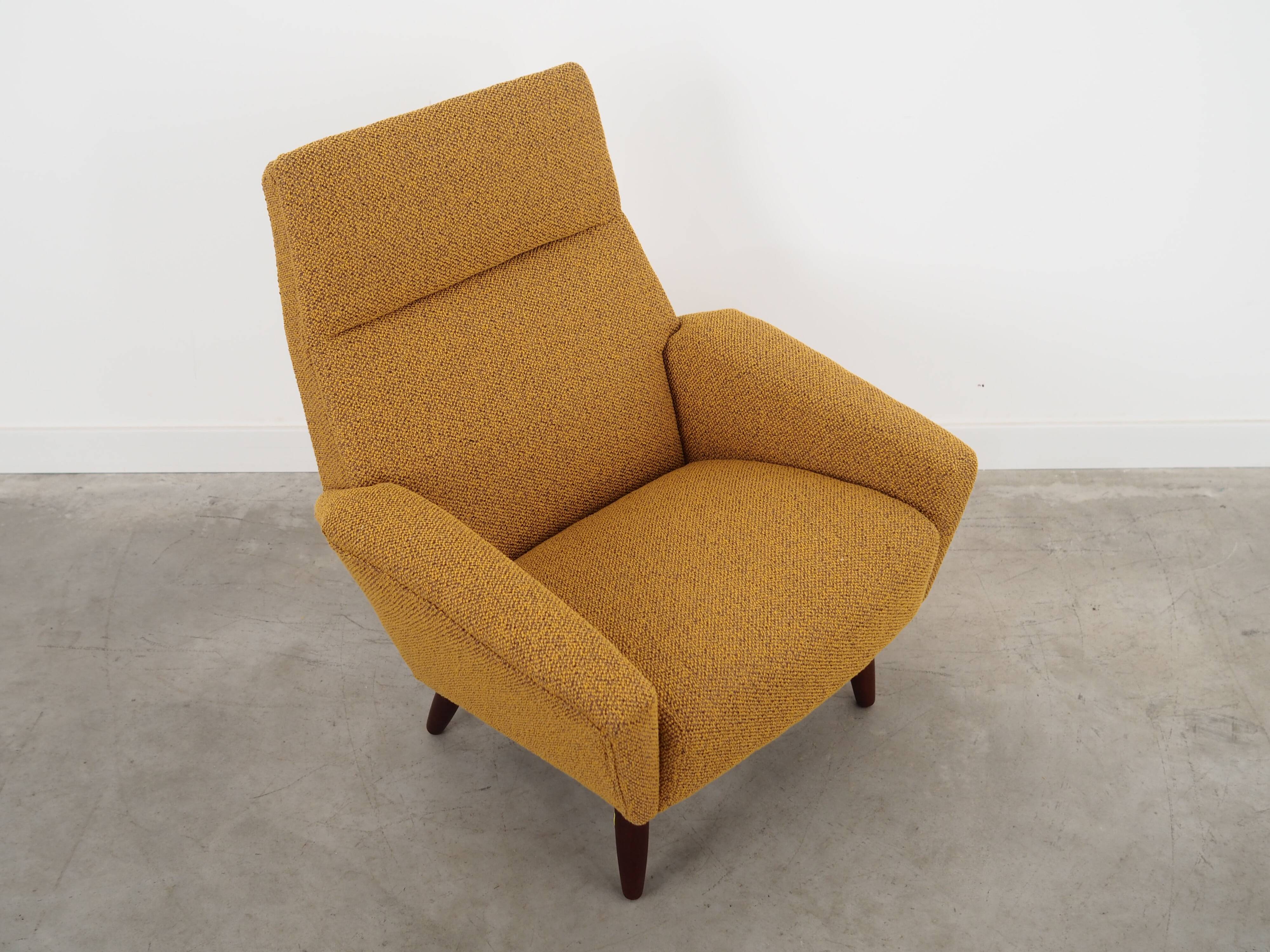 Teak armchair, Danish design, 1970s, production: Denmark