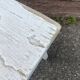 vintage rustic stool, French farmer Painted stool shabby chic 1930