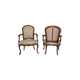 Pair of Louis XV period convertible armchairs