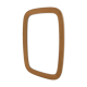 Scandinavian oak mirror "Kristina, model 603", Nybrofabriken, Sweden, 1960