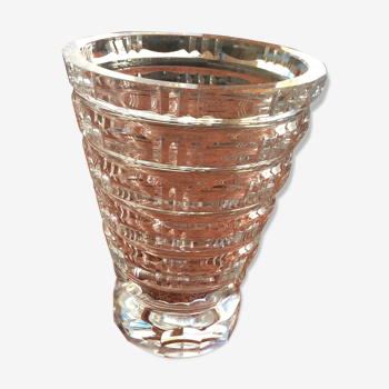 50s/60s Daum Crystal vase