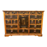 Cabinet en bois vintage – Inspiré par la botanique