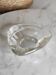 Vintage triangular glass ashtray