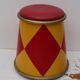 Pouf tabouret cirque