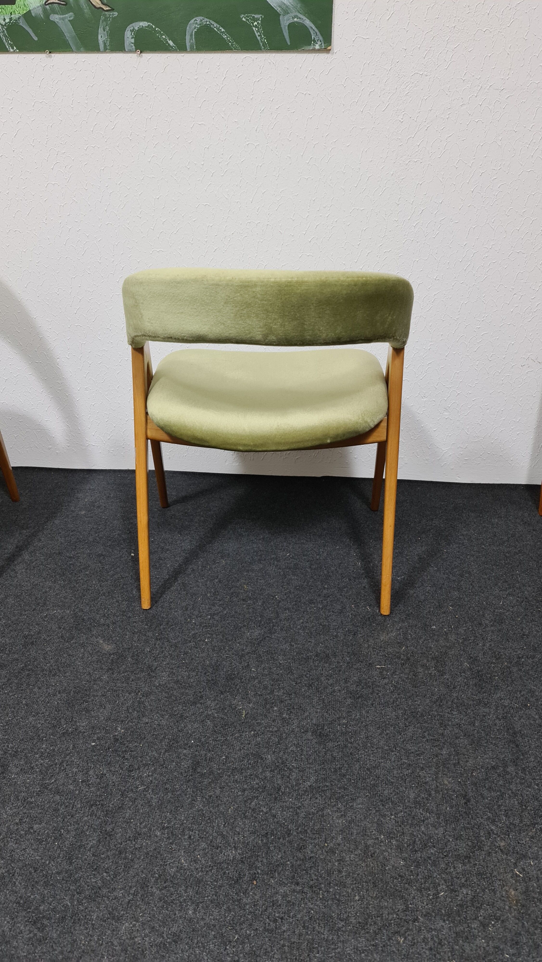Set of 5 vintage WK mobel dining chairs