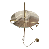 Brass and glass floor lamp 60s