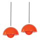Paire de 2 suspensions vintage Flowerpot de Verner Panton, Louis Poulsen