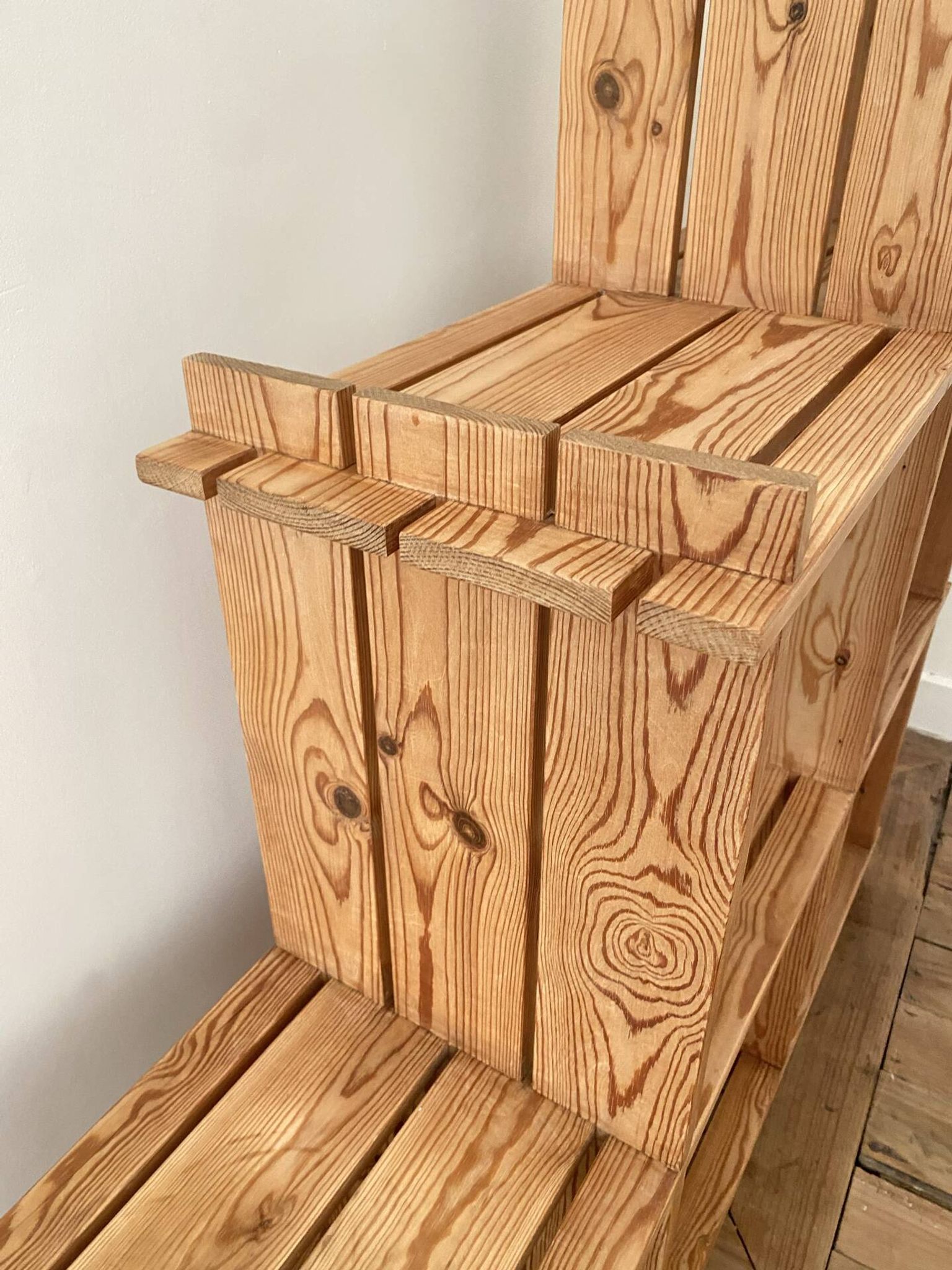 80's pine bookshelf