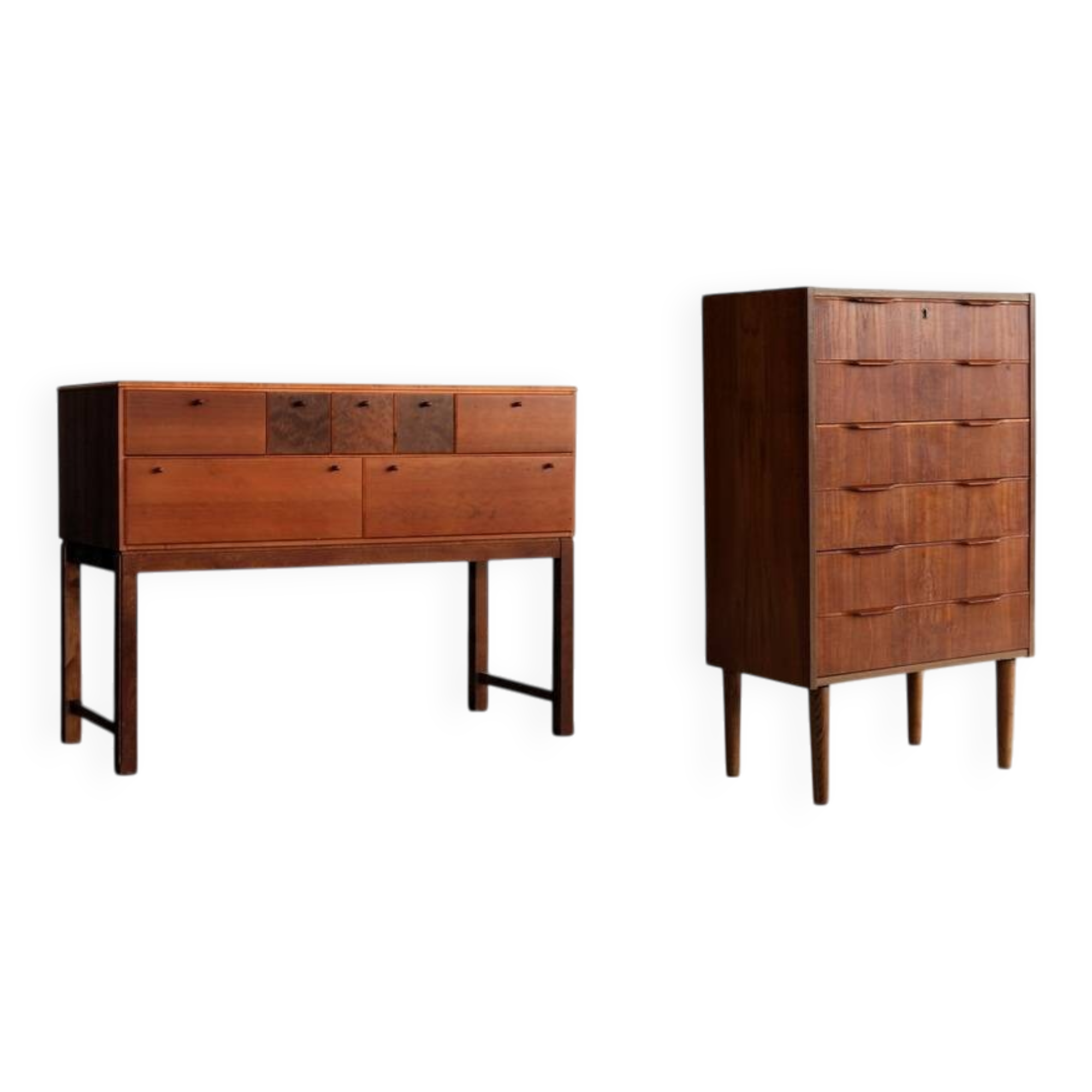 ensemble de 2 armoires | commode | danois