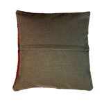 Vintage turkish kilim patchwork cushion cover , 40 x 40 cm