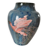 Pierrefonds Heraldic Faiencerie Vase