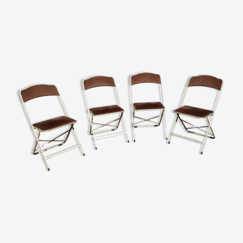 Ensemble de 4 chaises pliantes