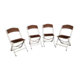 Set of 4 folding chairs
