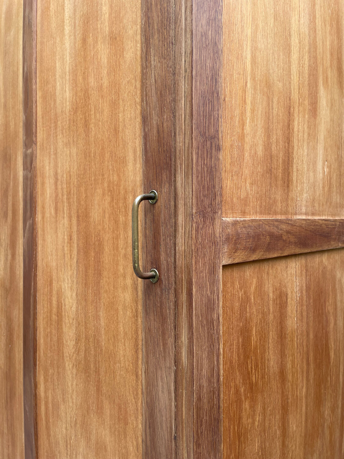 Scandinavian wooden wardrobe