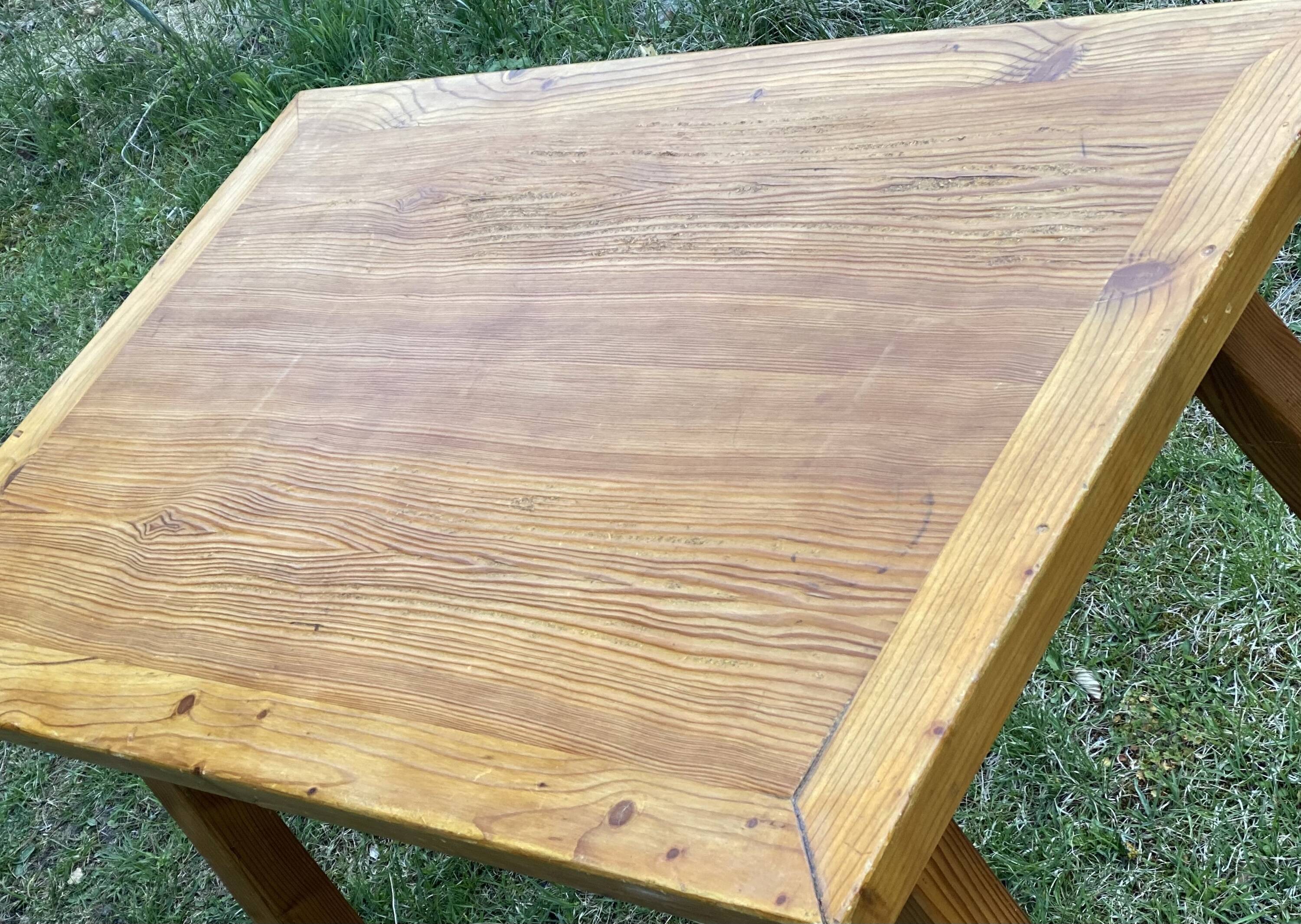 Vintage brutalist table 1970