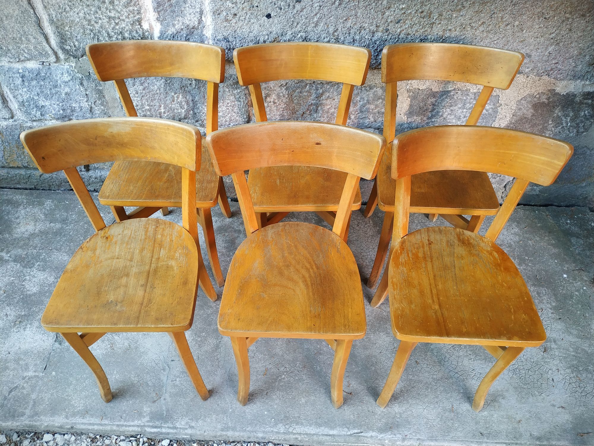 Série de six chaises bistrot Luterma
