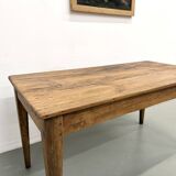 Restored pine farmhouse table