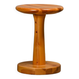 Rainer Daumiller Stool in solid naturel pine for Hirtshals Savværk, Denmark 1970