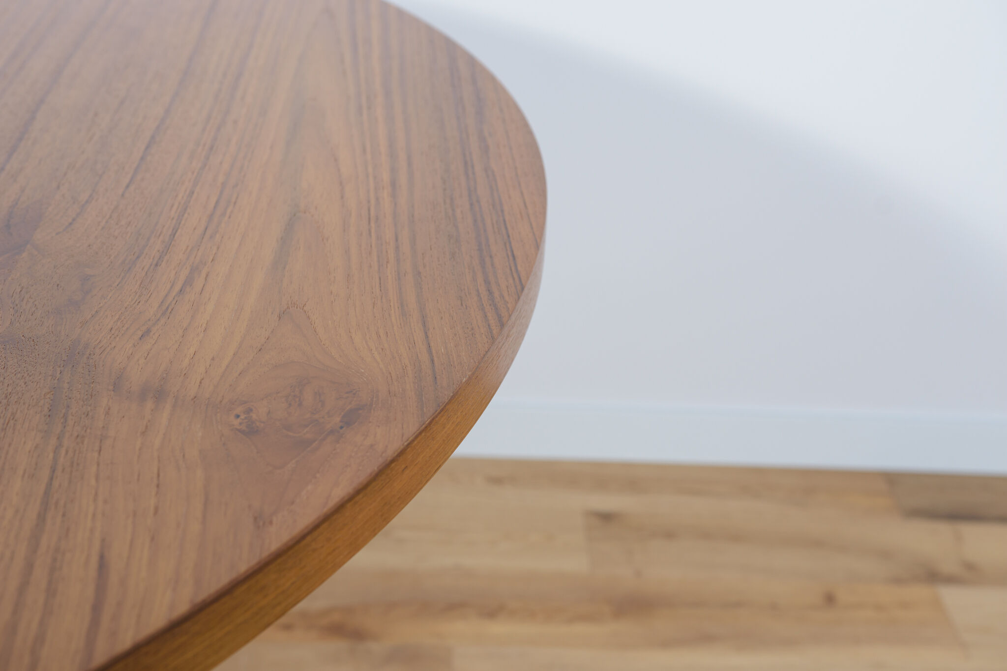 Mid-century teak round dining table, 1970s