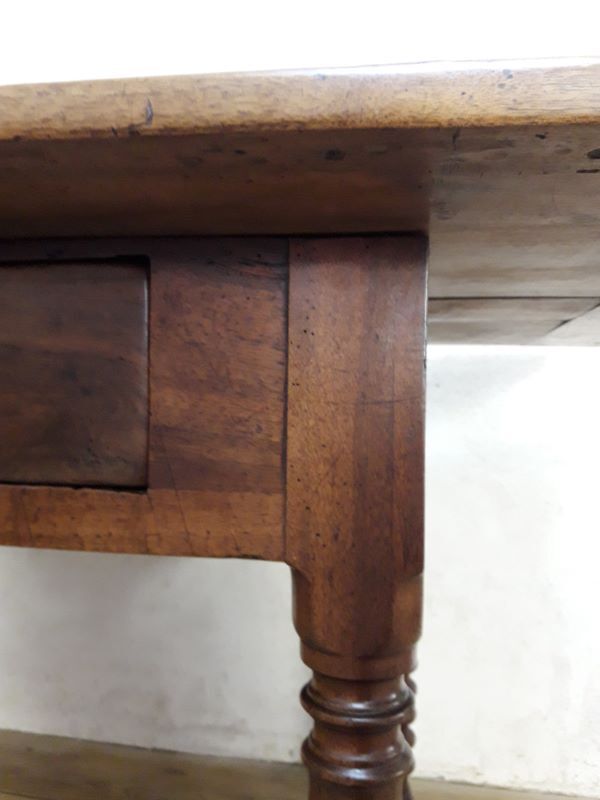Walnut farmtable, 19th