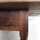 Walnut farmtable, 19th
