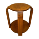 Guéridon art déco 1920 en bois massif