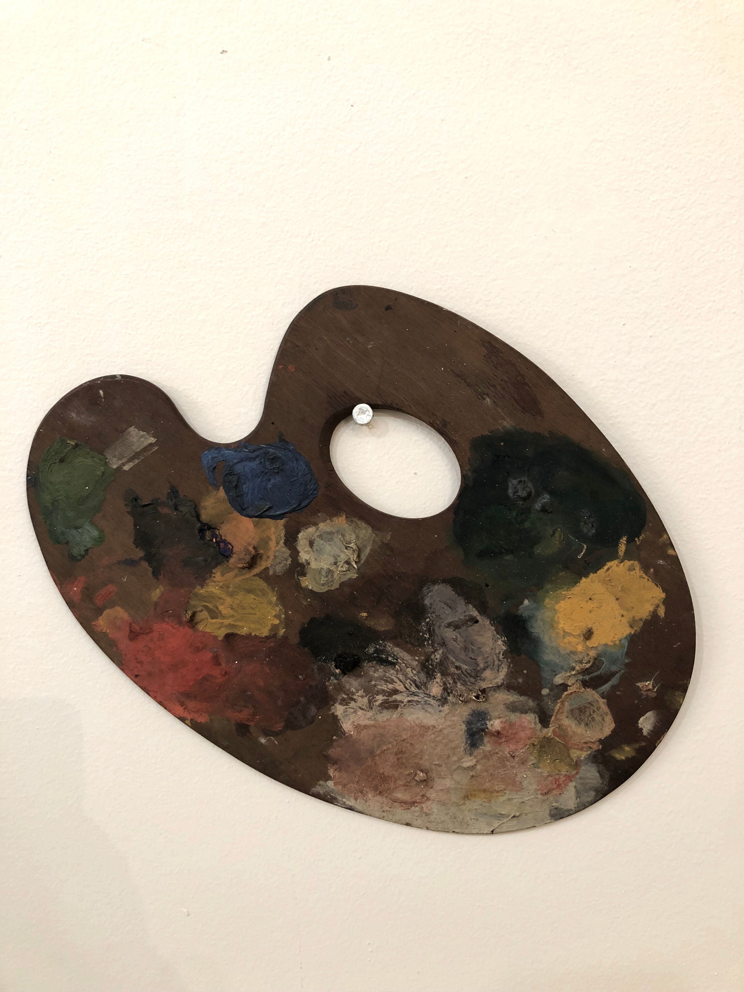 Wooden painter's palette