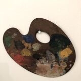 Wooden painter's palette