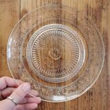 Vintage Mismatched Glass Dessert Plates