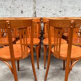 Set of 32 vintage bistro chairs