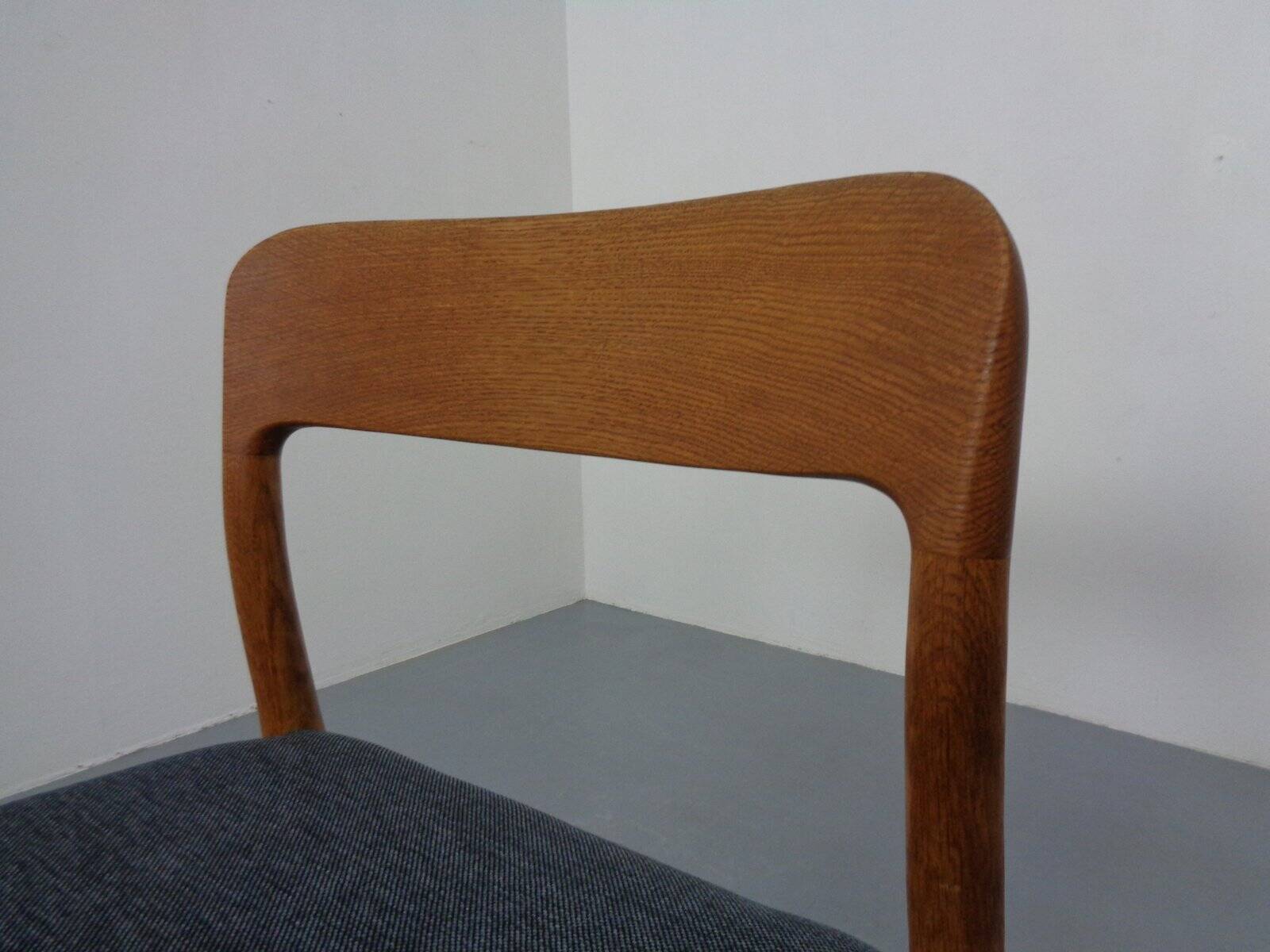 Model 75 Chair in Oak by Niels Otto Møller for J.L. Møllers, 1960s
