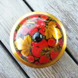 Khokloma wooden box