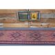 Vintage Turkish hand-knotted runner rug 84x353