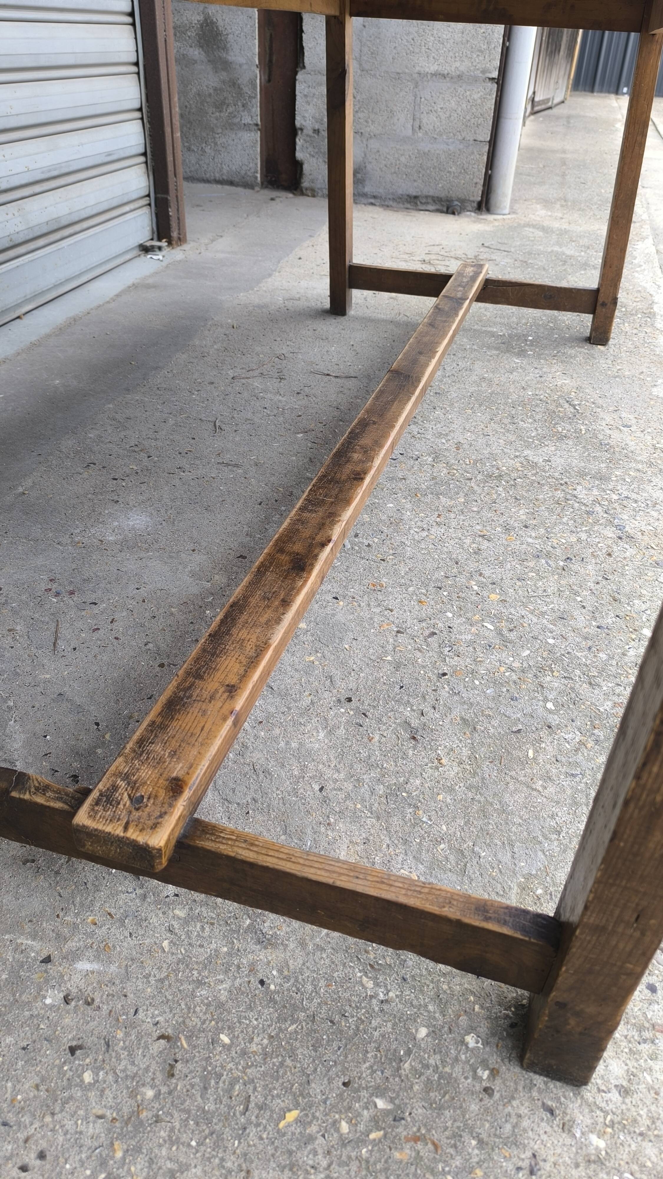 1950s Swedish Pine Farmhouse Table