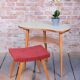 Mid-Century Side Table in Beech and Plywood, Czech, 1950s