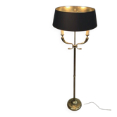 Lampadaire de parquet en laiton de la maison Jansen