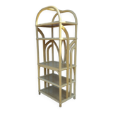 Bamboo & rattan shelf Italy 1970
