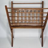 Folding wooden magazine rack by Cees Braakman for Pastoe, 1960s