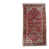 Grand Persian Carpet Hamadan – Floral "All-Over" Design – 202 x 116 cm