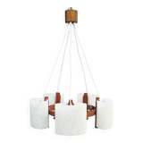 Scandinavian teak chandelier