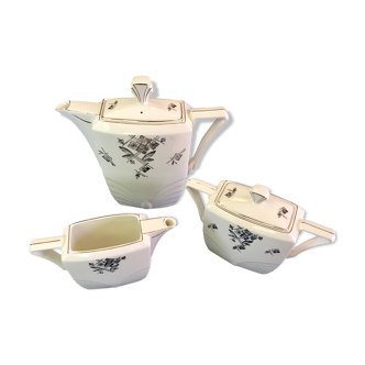 White porcelain tea service