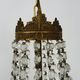 Former Italian hot air balloon chandelier, glass grapevines