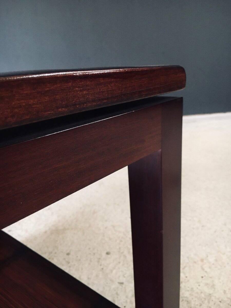 Postmodern Bamboo Side Table by Axel Vervoordt, Belgium, 1980s