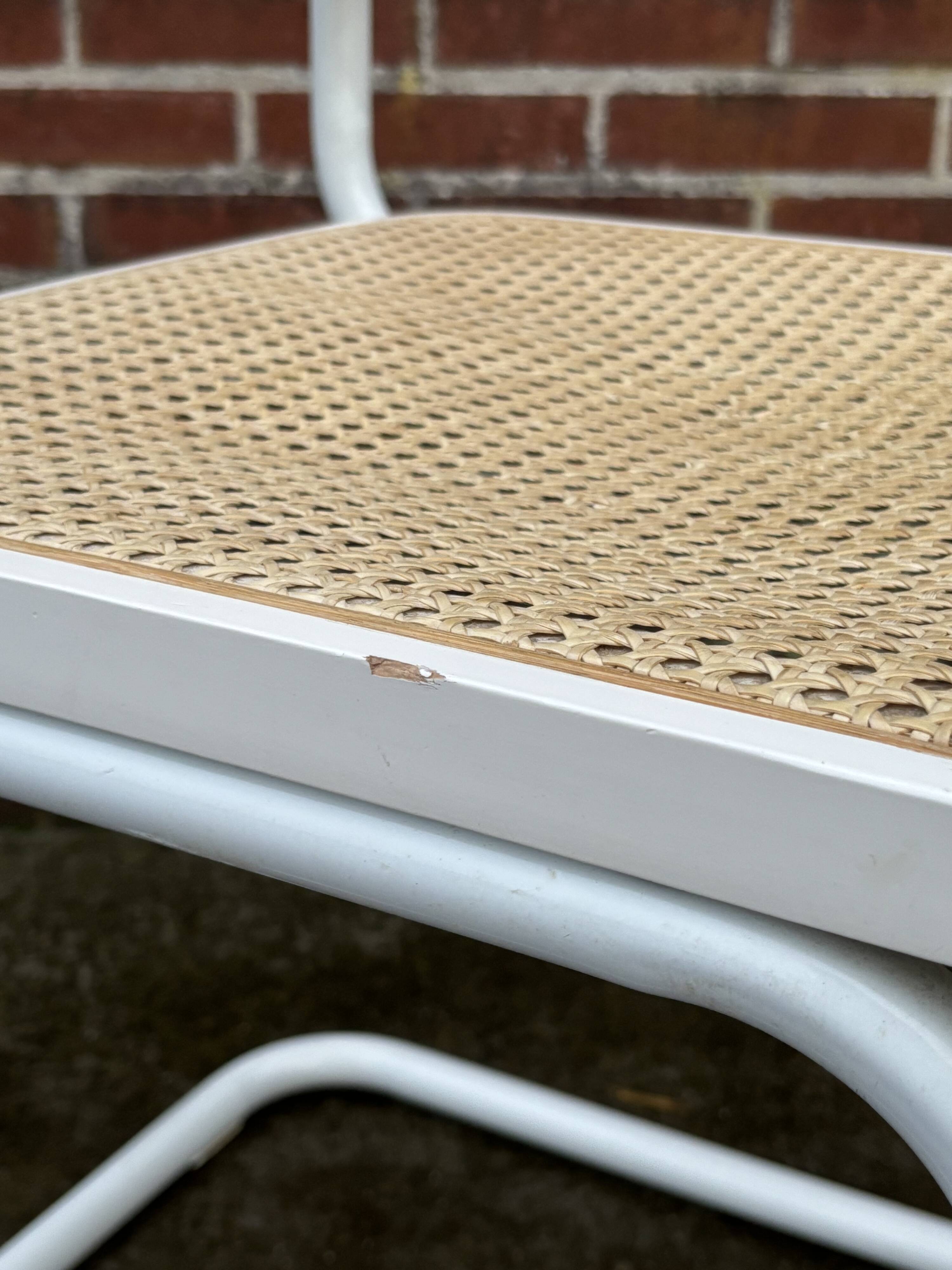 Cesca design chair b32 model in white