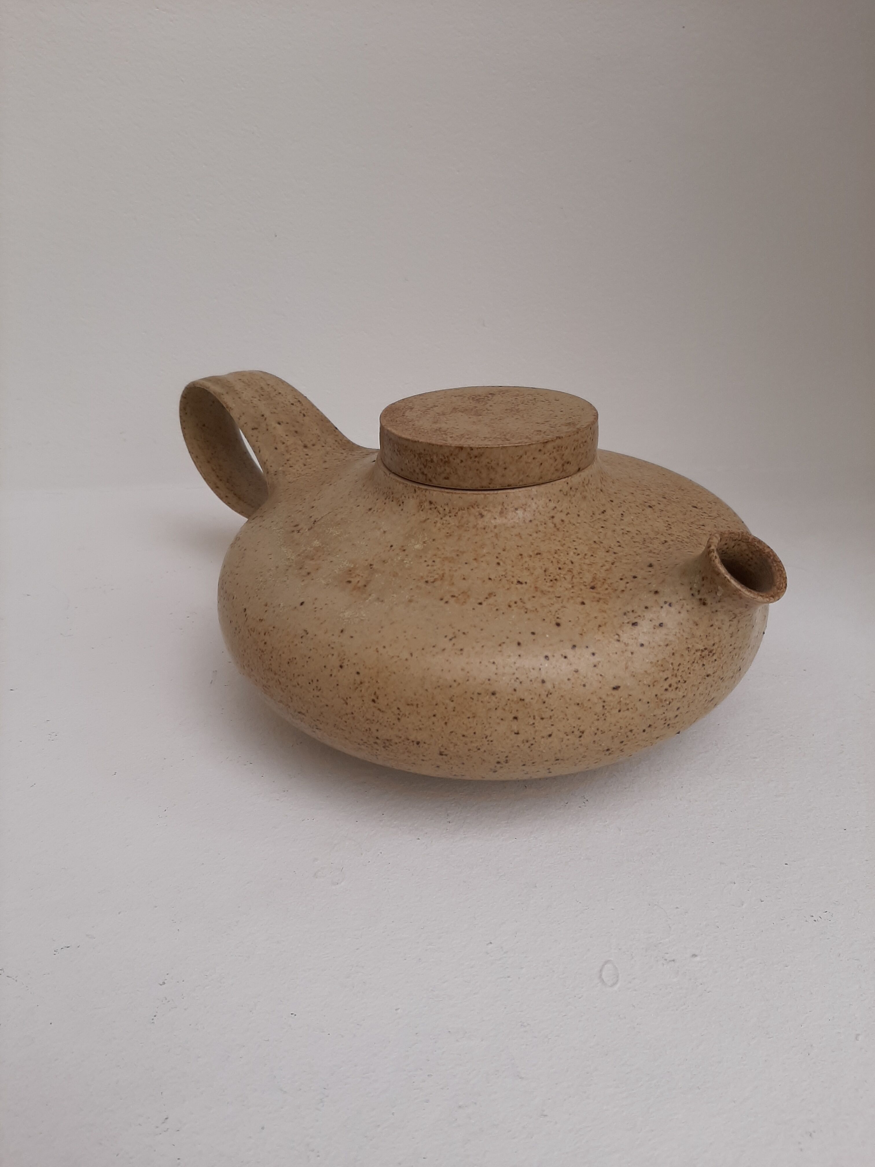 Signed pyrity sandstone teapot