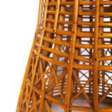 Rattan plant stand